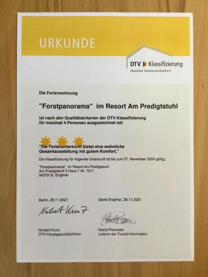 Ferienwohnung Forstpanorama Sankt Englmar